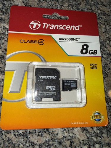 Transcend 8gb microsd sdhc - transcend,