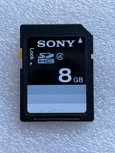 Sony sdhc 8gb memory - sdhc, card